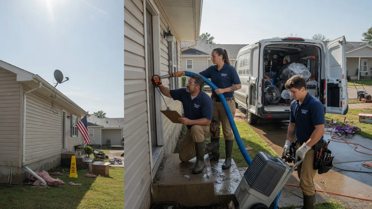 Ceiling Water Damage Restoration in Kenney, IL near me